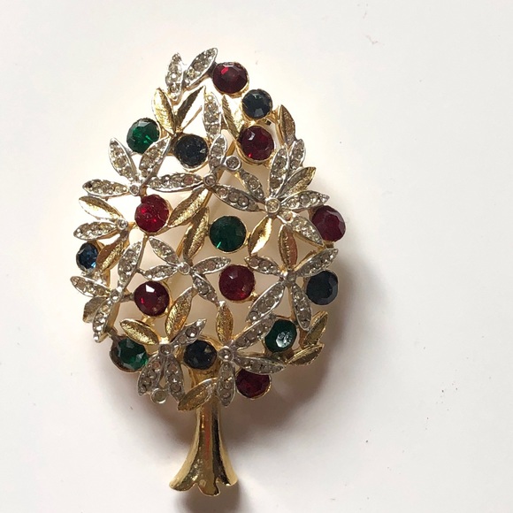 Sphinx of England Vintage Christmas tree brooch - Picture 5 of 8